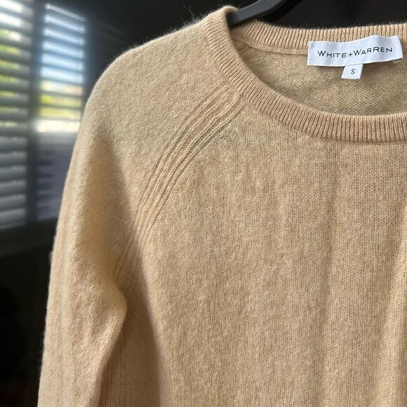White + Warren Cashmere Sweater, Size S - Picture 6 of 8